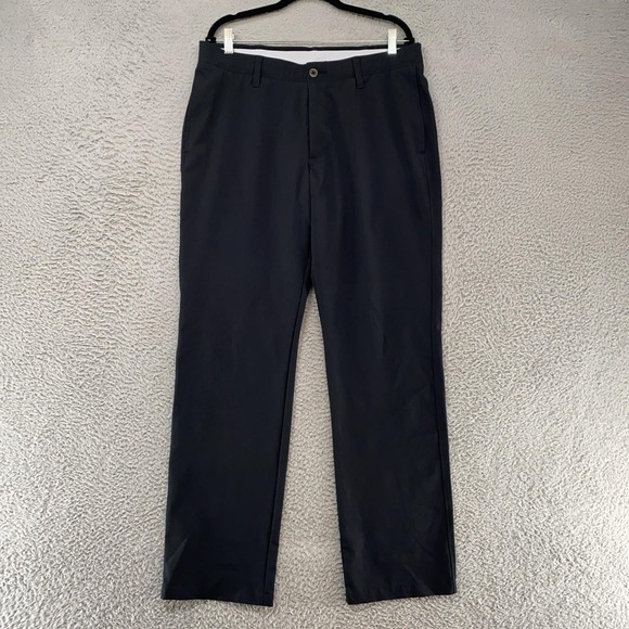 Under Armour Other - Under Armour Golf Pants Mens 36x32 Black Stretch Straight Leg Performance
